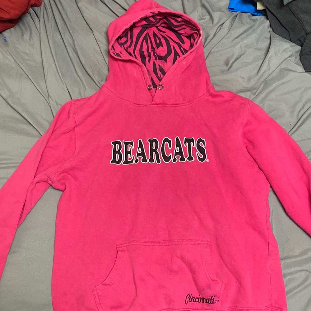 Pink bearcats hoodie
